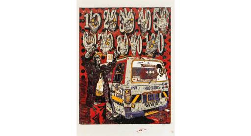 Beba Beba matatu art print by Dennis Muraguri