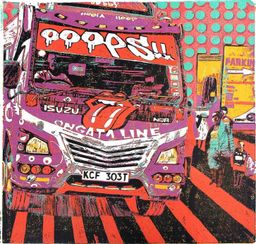 Ooops matatu art print by Dennis Muraguri