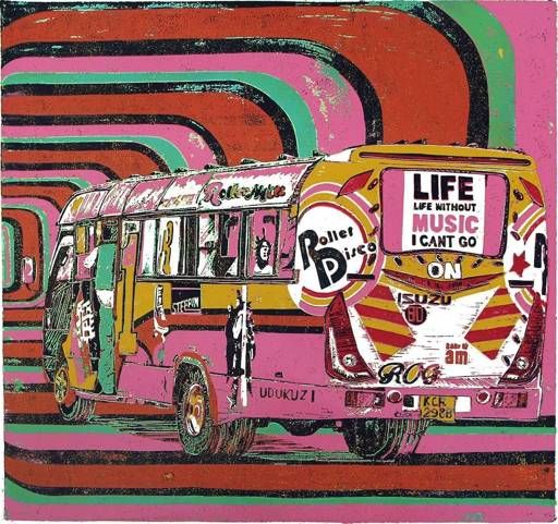 Steel Pulse matatu art print by Dennis Muraguri