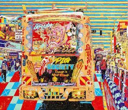 Pig Society - ROG Sacco matatu art print by Dennis Muraguri