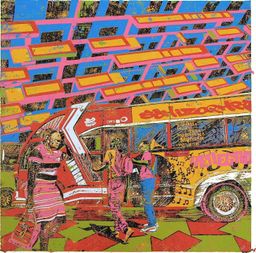 Schizophrenic [Square Format] matatu art print by Dennis Muraguri