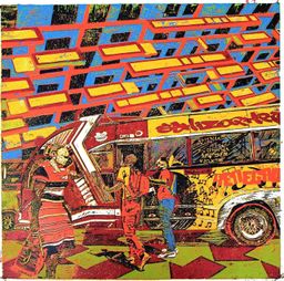Schizophrenic [Square Format] matatu art print by Dennis Muraguri