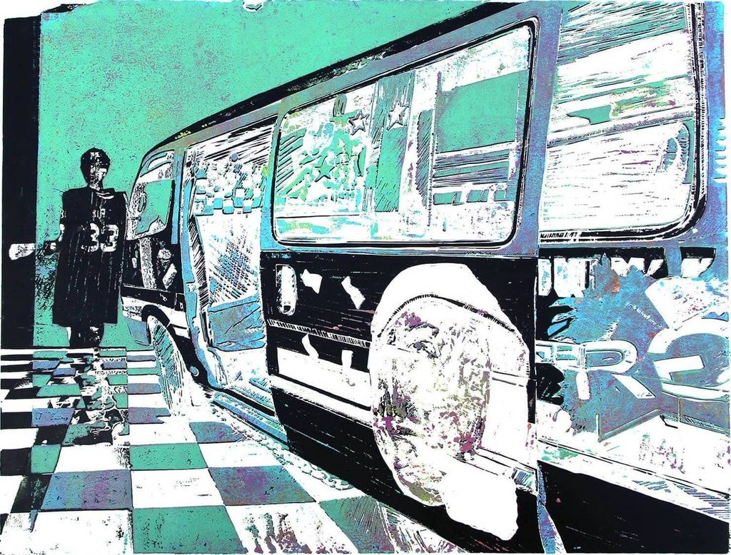 Rich Gang matatu art print by Dennis Muraguri