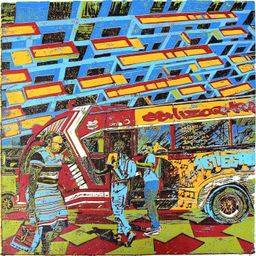Schizophrenic [Square Format] matatu art print by Dennis Muraguri