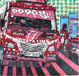 Ooops matatu art print by Dennis Muraguri