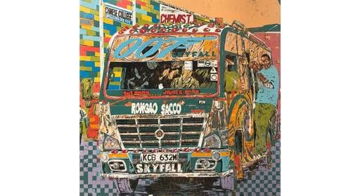 007 Skyfall - Rongao Sacco matatu art print by Dennis Muraguri