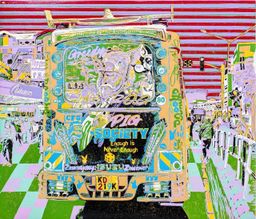 Pig Society - ROG Sacco matatu art print by Dennis Muraguri