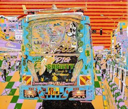 Pig Society - ROG Sacco matatu art print by Dennis Muraguri