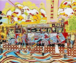 Salt n Peppa - Expresso Sacco matatu art print by Dennis Muraguri