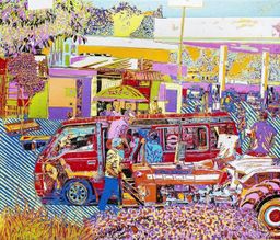 Matatu and Tractor