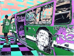 Rich Gang matatu art print by Dennis Muraguri