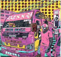 Dexxy Pink matatu art print by Dennis Muraguri