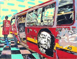 Rich Gang matatu art print by Dennis Muraguri