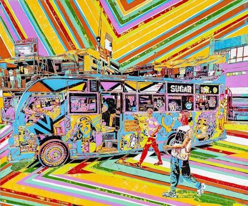 Sugar - Rongao Sacco matatu art print by Dennis Muraguri