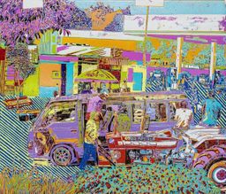 Matatu and Tractor
