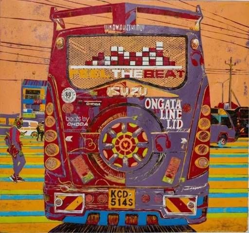 Beat Port - Ongata Line Transporters matatu art print by Dennis Muraguri