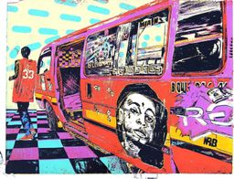 Rich Gang matatu art print by Dennis Muraguri