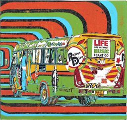 Steel Pulse matatu art print by Dennis Muraguri