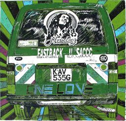 Marley Green matatu art print by Dennis Muraguri