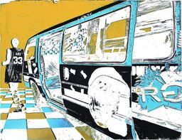 Rich Gang matatu art print by Dennis Muraguri