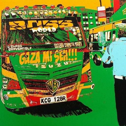 Boss matatu art print by Dennis Muraguri
